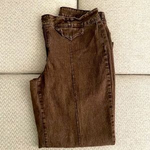 Vintage brown pants 
DG Squared by Diane Gilman
Size 14